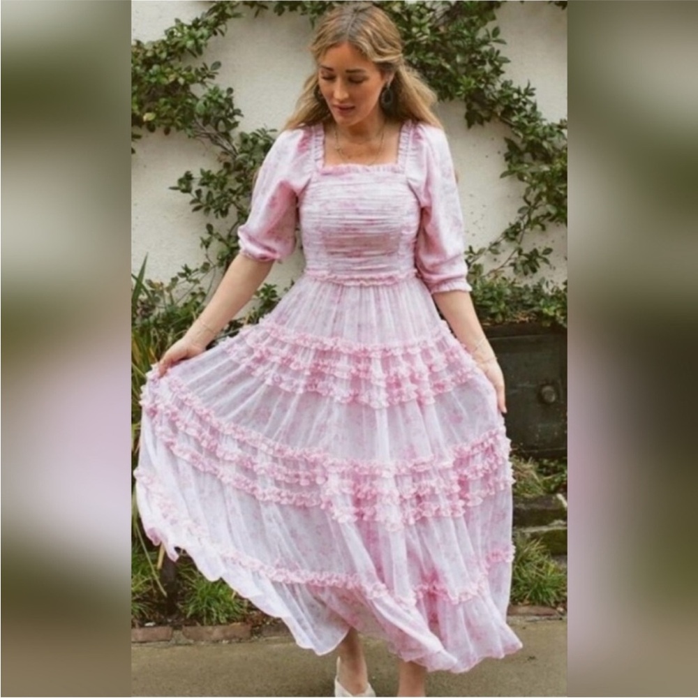 Ivy City Co Aniston Pink Dress